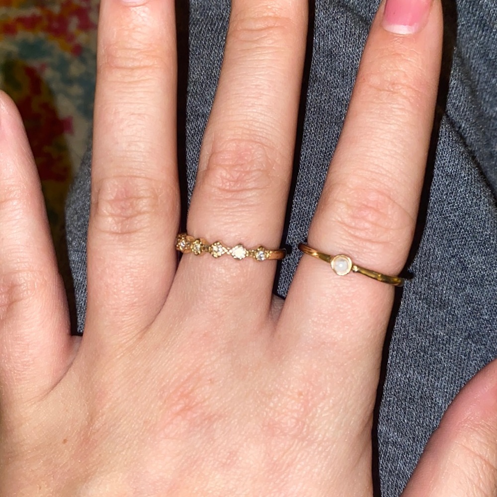Gold rings